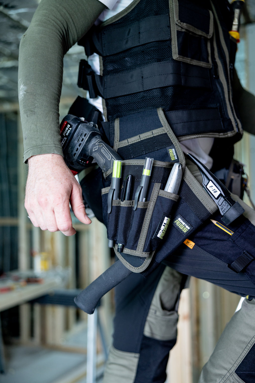 Guilt Monster Rig Monster Rigs Mechanical and Electrical Tool Vest